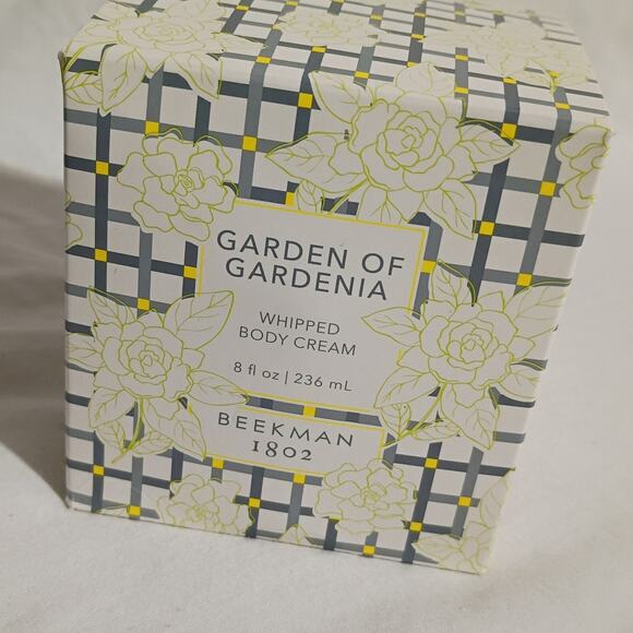 Beekman Garden of Gardenia Whipped Body Cream 8 oz New Sealed USA Made Goat Milk - Picture 2 of 5